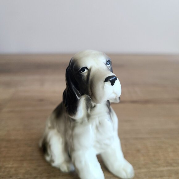 Vintage porcelain Spaniel dogs figurine. - Picture 2 of 6
